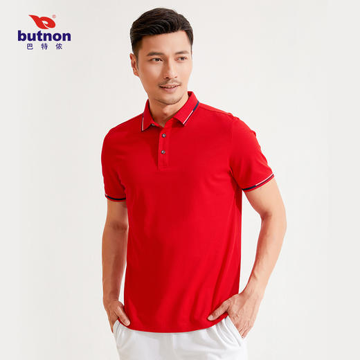 M2103巴特侬butnon 运动t恤男夏季新款polo衫半袖短袖休闲运动服 商品图3