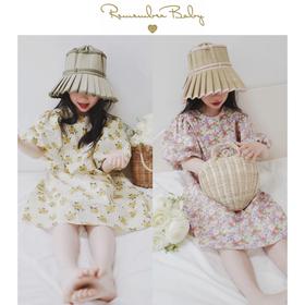 现货 / COVENT GARDEN & CHEQUERED ROSE | 英国百年品牌LIBERTY面料制 泡泡袖度假连衣裙