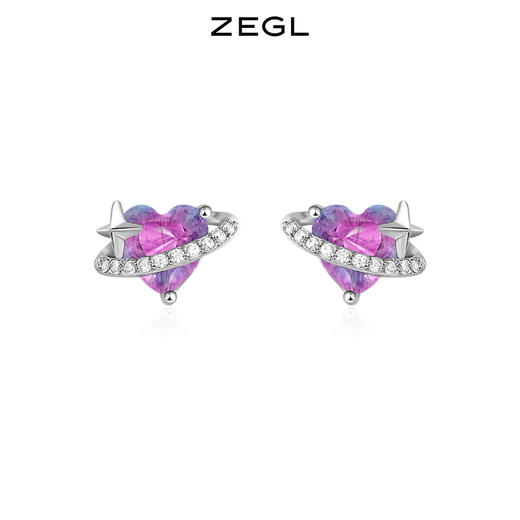 ZEGL设计师春夏耳钉蛋系列925纯银养耳洞耳钉女小巧精致耳环耳饰 商品图5