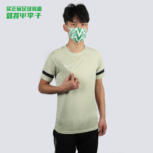 NIKE/耐克光板足球运动训练短袖T恤成人男CW6102-371 商品图0