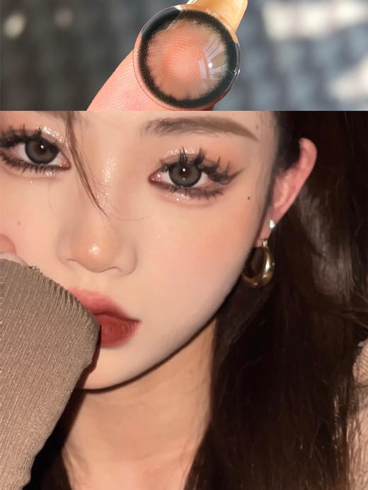 【年抛】蓝莓冻Ticcmay  | 大直径14.5，着色13.8|   【同品牌多副更划算,选款色板在详情页， 】，蓝色美瞳 商品图2