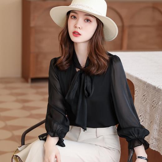 设计感小众别致上衣女春夏季2022年新款宽松百搭 商品图0