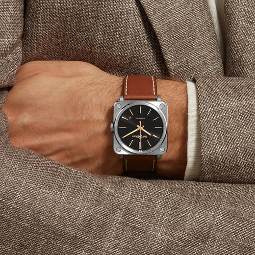 Bell & Ross 柏莱士 INSTRUMENTS系列 BRS92-ST-G-HE/SCA 腕表 商品图5