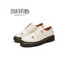 西村名物2021秋季款学院风小皮鞋女日系jk制服鞋平底乐福鞋X21CM33021 商品缩略图0