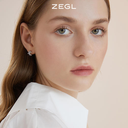 ZEGL设计师春夏耳钉蛋系列925纯银养耳洞小耳钉女耳环星星耳饰品 商品图6