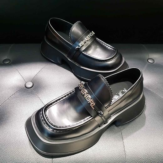 LFGJ 6141 设计师款造型底字母条乐福鞋 商品图5