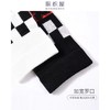 阪织屋棉质棋盘格字母提花中筒袜7142532970200/7142532970100 商品缩略图3