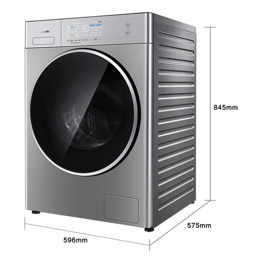 松下 10公斤 全自动洗烘一体滚筒洗衣机 XQG100-LD258 商品图5