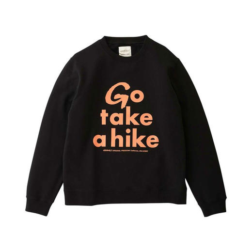 GRAMICCI TAKE A HIKE SWEATSHIRT 标语印花圆领套头卫衣 商品图4