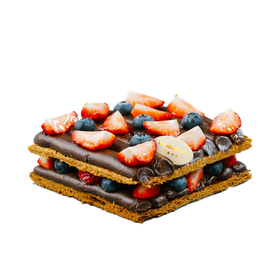 巧克力蓝莓草莓拿破仑