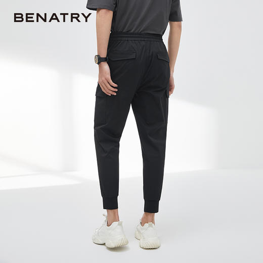 贝纳川九分裤男潮休闲裤运动束脚裤ECY232001402 商品图3