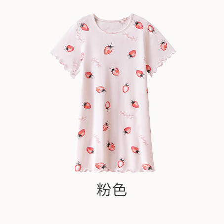 松山棉店儿童草莓短袖裙ML226-005677 商品图3