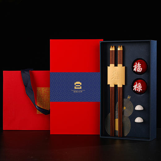 【筷杯】福禄成双筷杯套装 商品图0