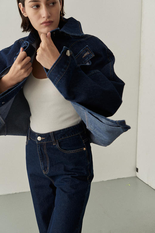 Viktoria Chan | SS22080 Nova jeans jacket [牛仔外套夹克 蓝 ] 商品图3