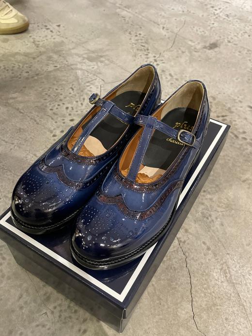 6折chausser蓝色皮鞋 商品图1