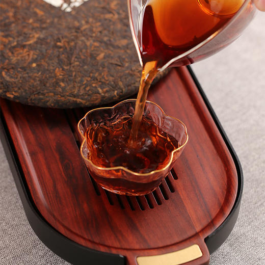 压箱底 2022壬寅虎年纪念茶 普洱熟茶 饼茶 商品图4