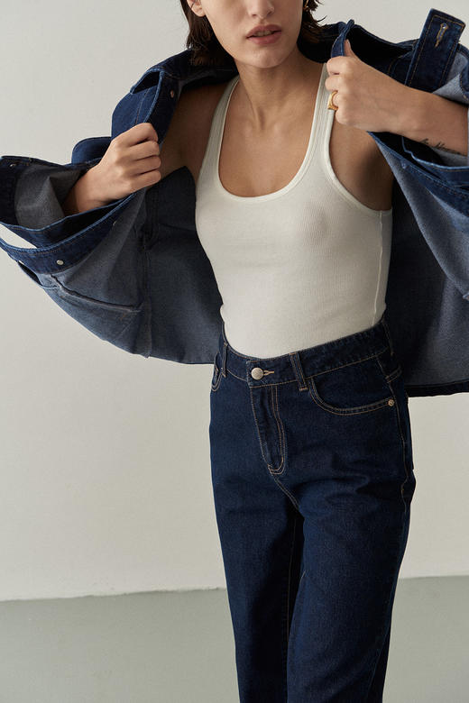 Viktoria Chan | SS22080 Nova jeans jacket [牛仔外套夹克 蓝 ] 商品图2