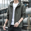 【新款上市！潮男时尚百搭~】男士外套2023春秋季新款韩版潮流修身衣服帅气棒球服男装休闲夹克男运动连帽衫百搭外穿外套 商品缩略图4