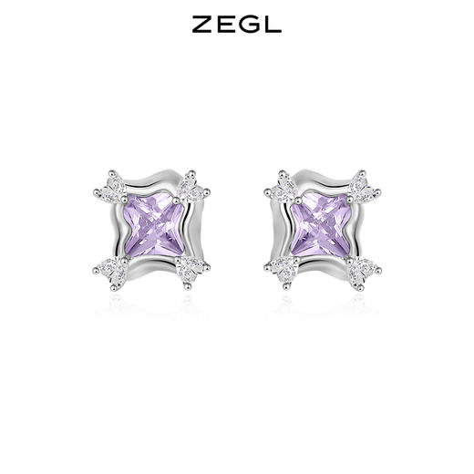 ZEGL设计师春夏耳钉蛋系列925纯银养耳洞耳钉女小巧精致耳环耳饰 商品图4