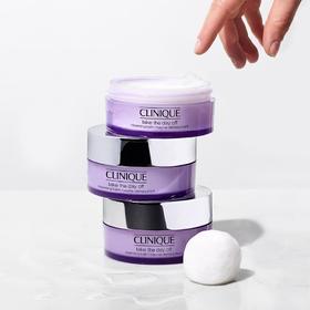 美国 Clinique倩碧 紫胖子网红卸妆膏 脸部眼唇三合一 125g