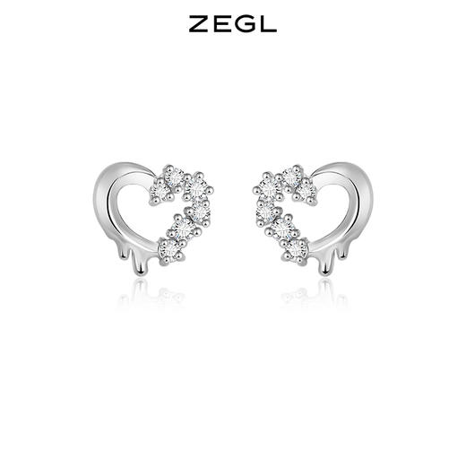 ZEGL设计师春夏耳钉蛋系列925纯银养耳洞耳钉女小巧精致耳环耳饰 商品图2