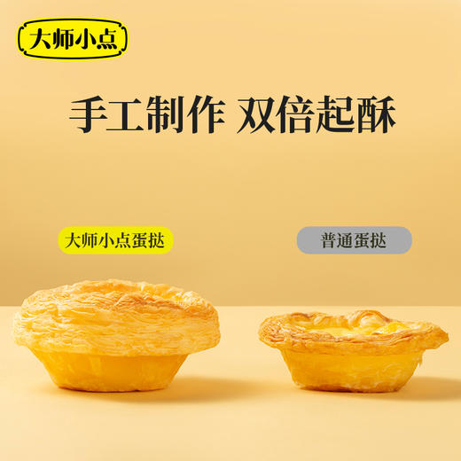 0⃣️添加香精，0⃣️防腐剂❤️❤️大师小点原味葡式蛋挞 商品图2