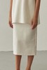 Viktoria Chan | SS22010 Morgan jersey skirt [半身裙 浅米 / 黑 ] 商品缩略图1
