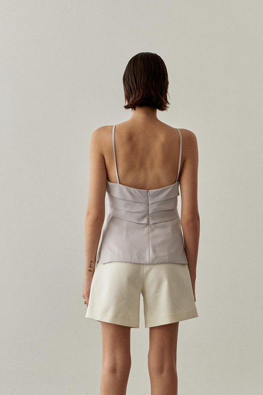 Viktoria Chan | SS22092 Nova short white [短裤 白 ] 商品图1