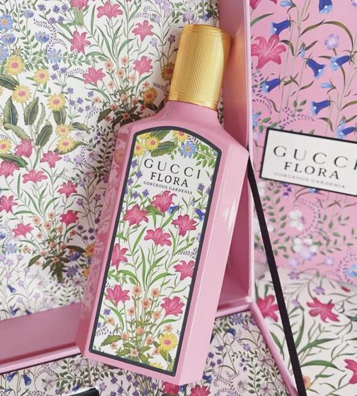 GUCCI古驰新品绮梦礼盒栀子花花悦绽放女士香水50ml/100ml、香水口红套盒 商品图4