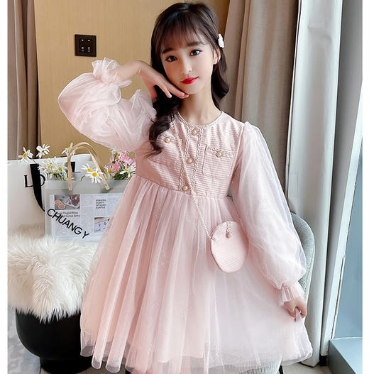 儿童洋气网纱蓬蓬裙 商品图3