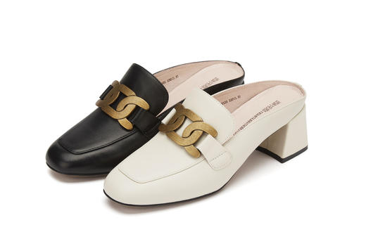 西村名物2021春夏季新款时尚休闲半拖穆勒拖T21AH15921 商品图0