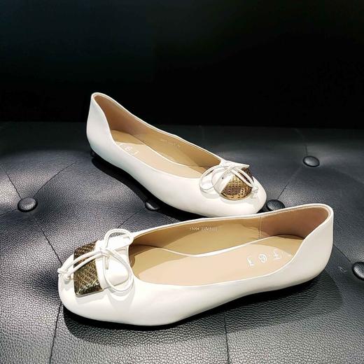 LFGJ 13004 真皮方头方扣平底女鞋 商品图11