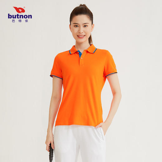 W2102巴特侬新款短袖t恤polo衫女士透气纯色凉感 商品图0