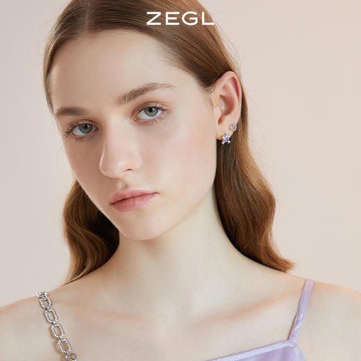 ZEGL设计师春夏耳钉蛋系列925纯银养耳洞耳钉女小巧精致耳环耳饰 商品图10
