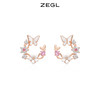 ZEGL设计师裙饰box系列花朵耳环女2022年新款小众耳钉银针耳饰品 商品缩略图0