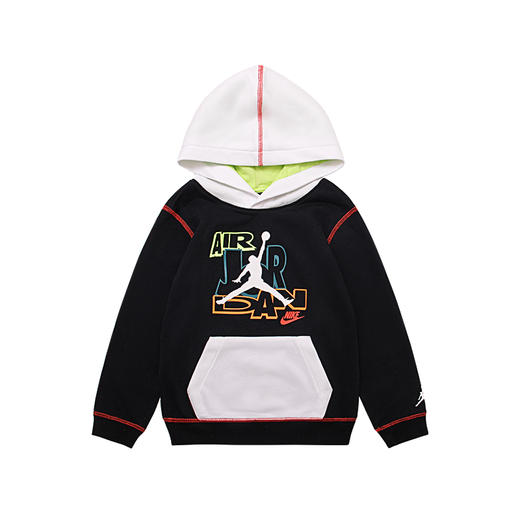 乔丹童衣童装春款迷彩logo休闲运动连帽卫衣JD2212020 商品图0