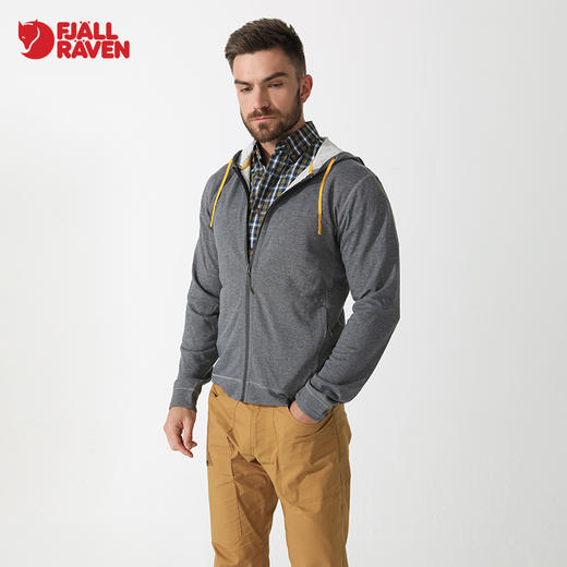 北极狐男士保温柔软舒适时尚简约纯色抓绒衣 87309 商品图1