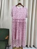 丁摩 桑蚕丝连衣裙碎花飘逸裙子真丝连衣裙Q121147 商品缩略图9