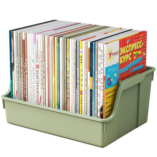 【给书本一个温暖的“家”】儿童绘本图书收纳盒 U型大开口更好拿取 分类放置 收纳各种物品 商品图4