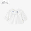 英氏女童春秋精致优雅T恤纯棉圆领长袖套头衫百搭上衣YRTAJ12183A 商品缩略图0