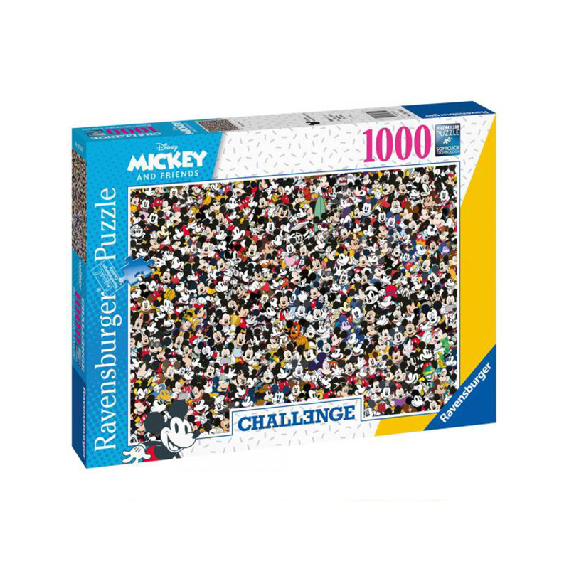 Ravensburger拼图 平面拼图1000片高难挑战-米奇RAVC167449