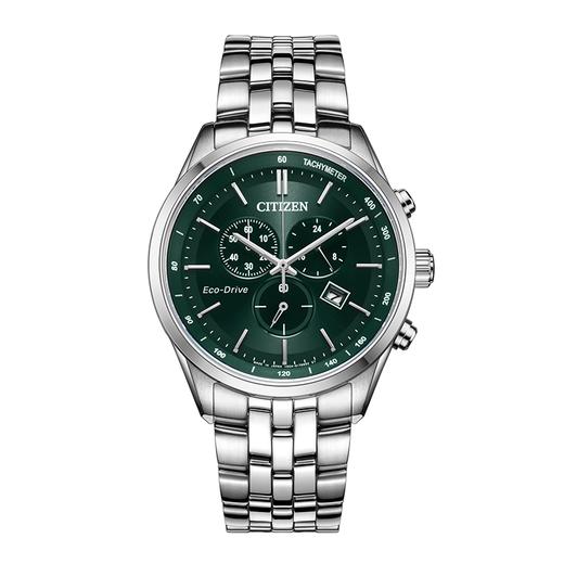 西铁城(CITIZEN)光动能男表防水钢带简约商务休闲款AT2149-85X 商品图9