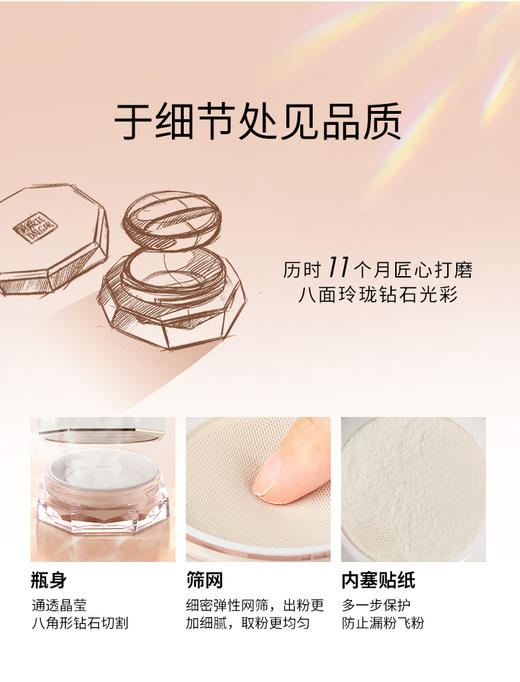 玛丽黛佳八面玲珑八角定妆蜜粉持久持妆控油遮瑕自然定妆粉散粉 商品图9