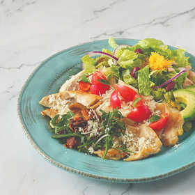 双品鸡排附金枪鱼塔可玉米片色拉