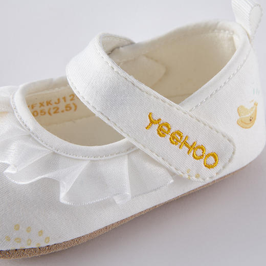 英氏婴儿步前鞋女宝宝软底学步鞋浅口超萌鞋子22新品YFXKJ12022A 商品图3