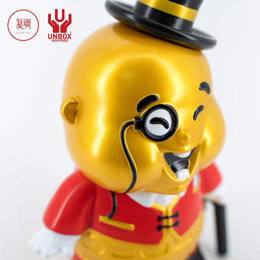现货Unbox Chubbi 花生肥仔 金色大号 搪胶 商品图2