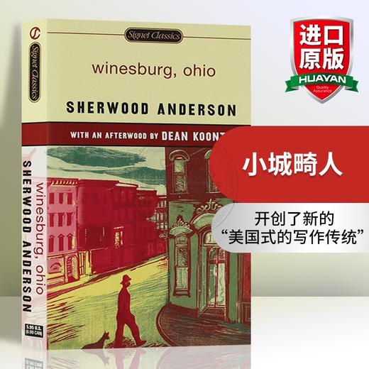 小城畸人 英文原版 Winesburg, Ohio 短篇小说集 进口英语书籍 英文版 商品图0