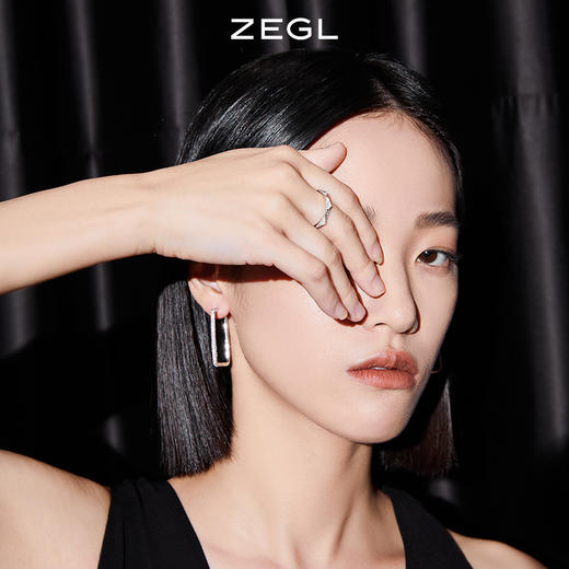 ZEGL925纯银情侣戒指男女对戒小众设计送女友朋友情人节生日礼物 商品图3