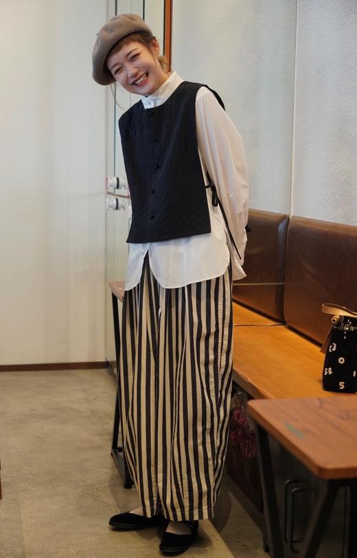 Harvesty定番条纹波波裤 商品图9