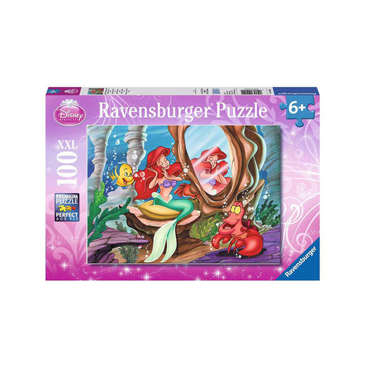 Ravensburger拼图  平面拼图100片 爱丽儿的海底  RAVC109142 商品图0